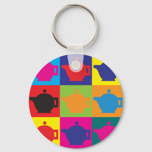 Chaveiro Pop art do chá