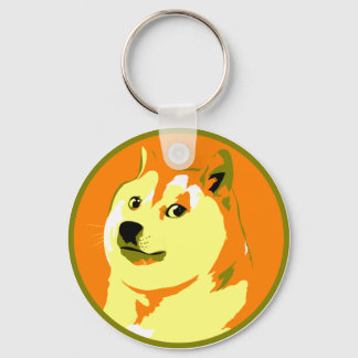 Chaveiro Pop Art dogecoin design