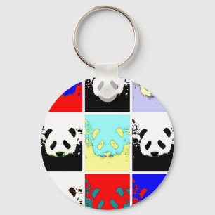 Chaveiro Pop Art Panda