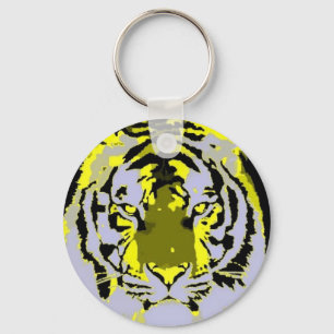 Chaveiro Pop Art Wild Tiger Look