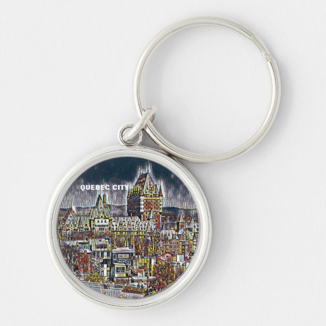 CHAVEIRO POP DE VIAGEM ARTE QUEBEC CITY (Frente)