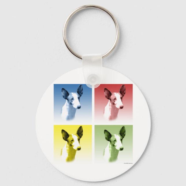 Chaveiro Pop Ibizan Hound (Frente)
