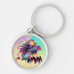 Chaveiro Pop Prismático Geométrico Bald Head Art-43435