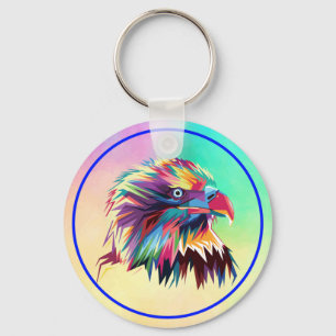 Chaveiro Pop Prismático Geométrico Bald Head Art-43435