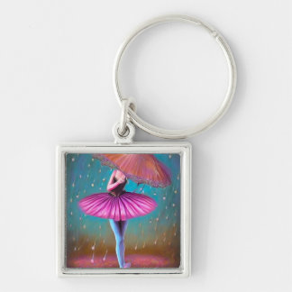 Chaveiro Pop Surrealismo Umbrella Rain Ballerina