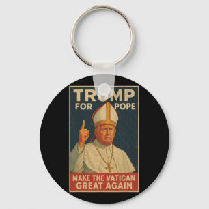 Chaveiro Pope Trump Engraçado Presidente Trump Quer Ser O N