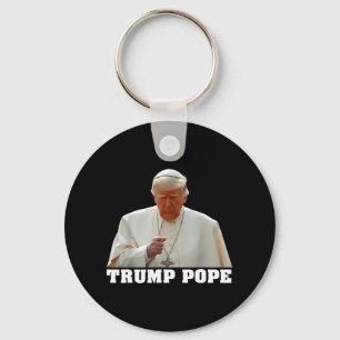 Chaveiro Pope Trump Funny Trump Vaticano Christian Retro Ch