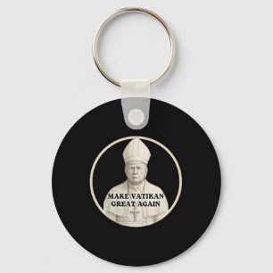 Chaveiro Pope Trump Funny Trump Vaticano Christian Retro Ch