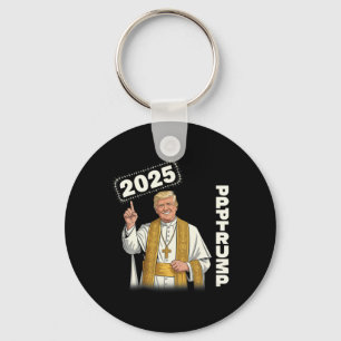 Chaveiro Pope Trump Funny Trump Vaticano Christian Retro Ch
