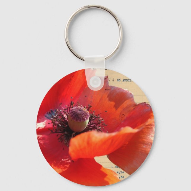 Chaveiro Poppy e Ephemera Digital Art (Frente)