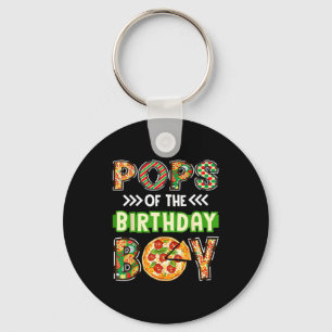 Chaveiro Pops do menino aniversariante amante de pizza fest