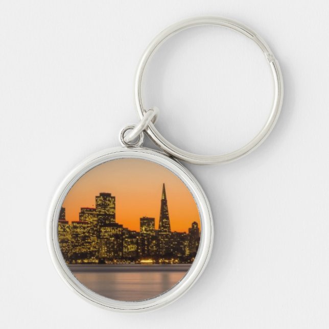 Chaveiro Por do sol bonito em San Francisco (Frente)