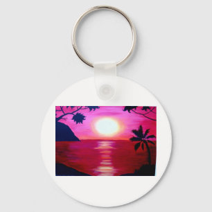 Chaveiro por do sol havaiano