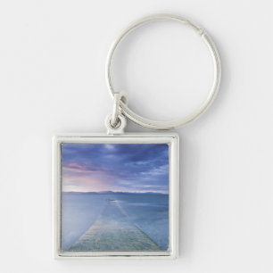 Chaveiro Por do sol sobre a baía de Dundalk