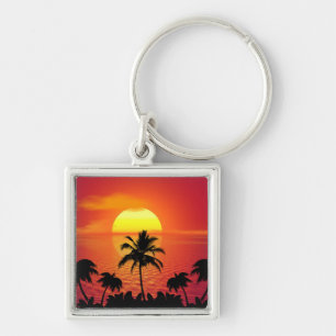 Chaveiro Pôr do sol tropical