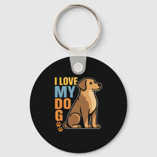 Chaveiro Por que eu amo meu cachorro � Design comemorativo