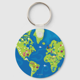 Chaveiro Por todo o mundo