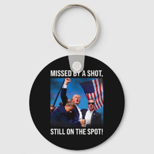 Chaveiro Por um Tiro Donald Trump Momento Histórico