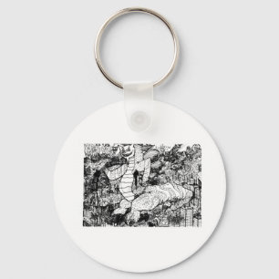 Chaveiro Porcentagem Godzilla