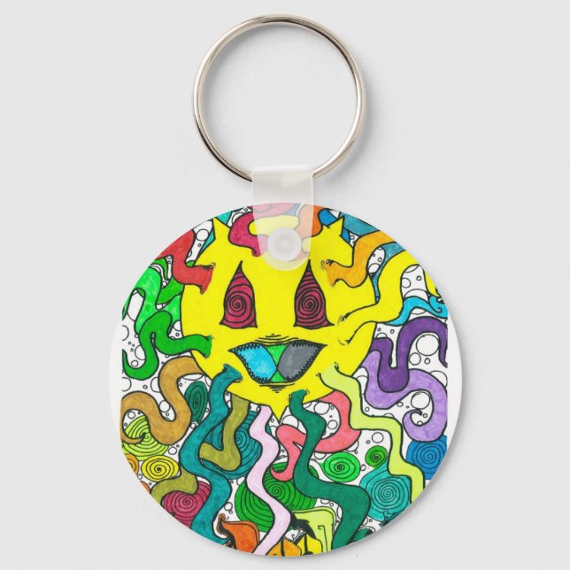 Chaveiro Porcentum Sun - Percentual Designs (Frente)