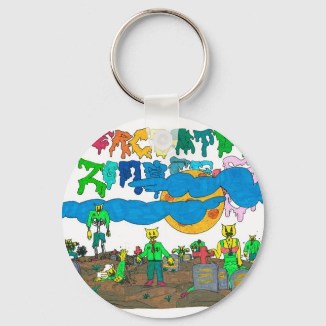 Chaveiro Porcentum_Zombies (Frente)