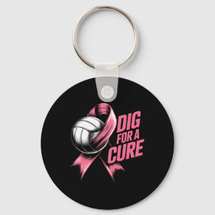 Chaveiro Porco Para Cancer De Voleibol De Fita Cura