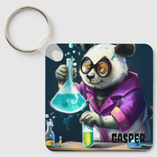 Chaveiro Porções Mistas Personalizadas do Cientista Cute