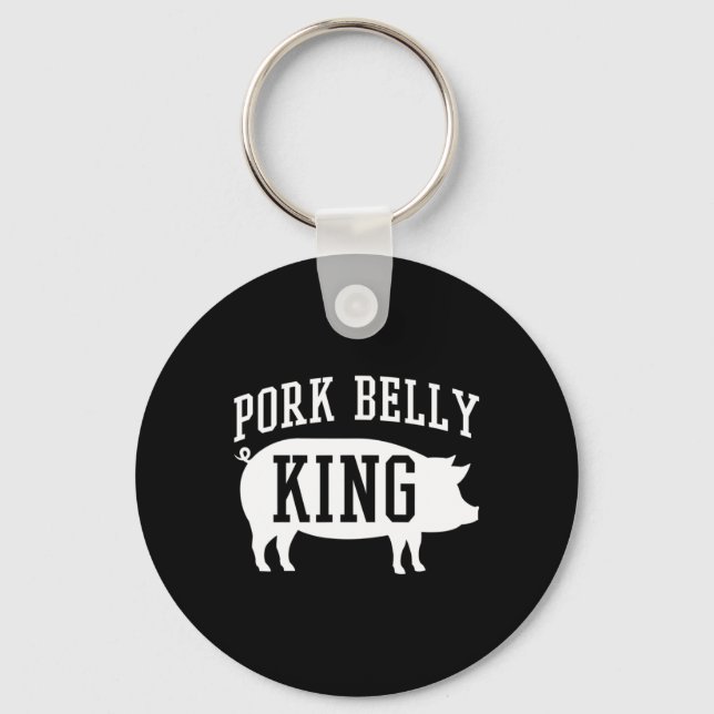 Chaveiro Pork Belly King Funny Byrbecue (Frente)