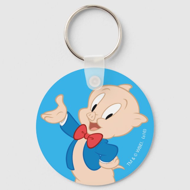 Chaveiro Porky Pig | Classic Pose (Frente)