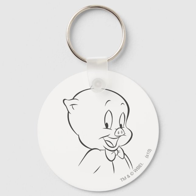 Chaveiro Porky Pig Expressivo 4 (Frente)