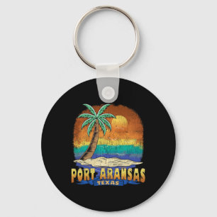 Chaveiro Port ArKansas Texas Vintage angustiou Souvenir
