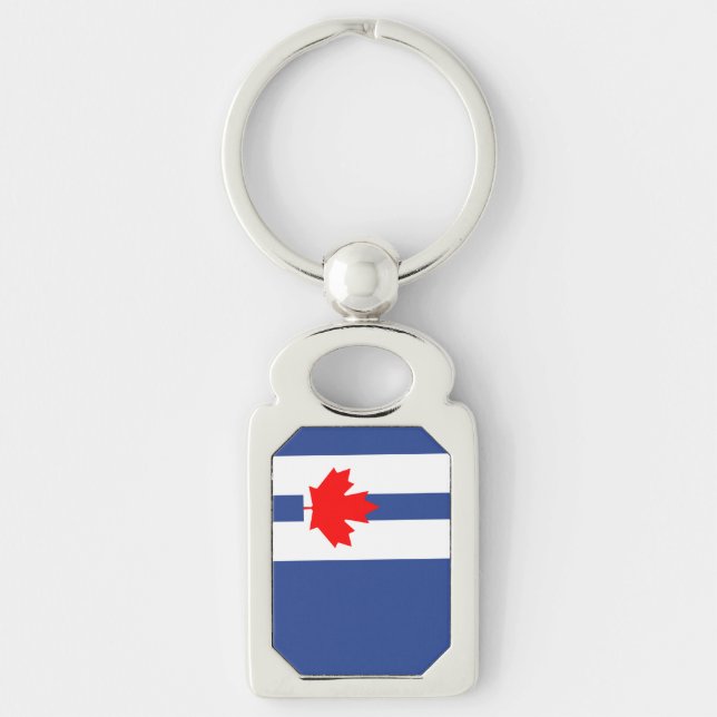 Chaveiro Porta-chaves com a bandeira de Toronto (Frente)