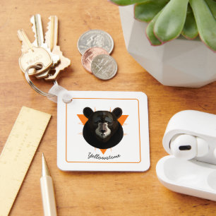 Chaveiro Porta-chaves-Ursa-Yellowstone