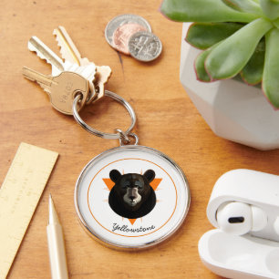 Chaveiro Porta-chaves-Urso de Yellowstone