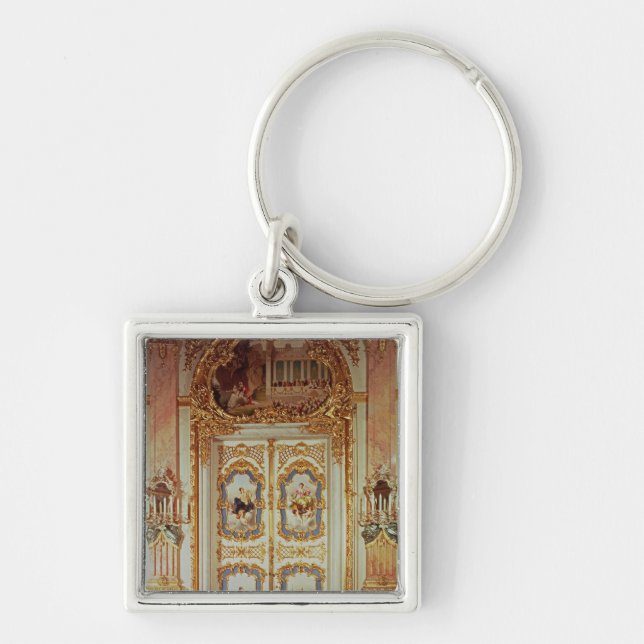 Chaveiro Porta da sala da porcelana (Frente)