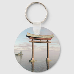 Chaveiro Porta de Torii Flutuante Japonês em um Shin Shin S