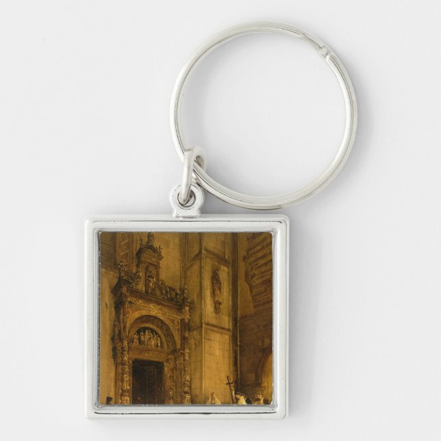 Chaveiro Portal lateral da catedral de Como, 1850 (Frente)