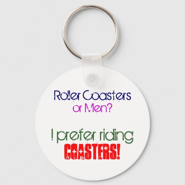 Chaveiro Portas copos Roller, ou Homens? (Frente)