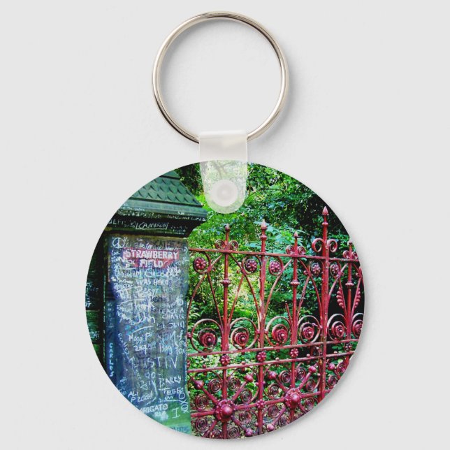 Chaveiro Portas do Campo de Morango, Liverpool UK. (Frente)