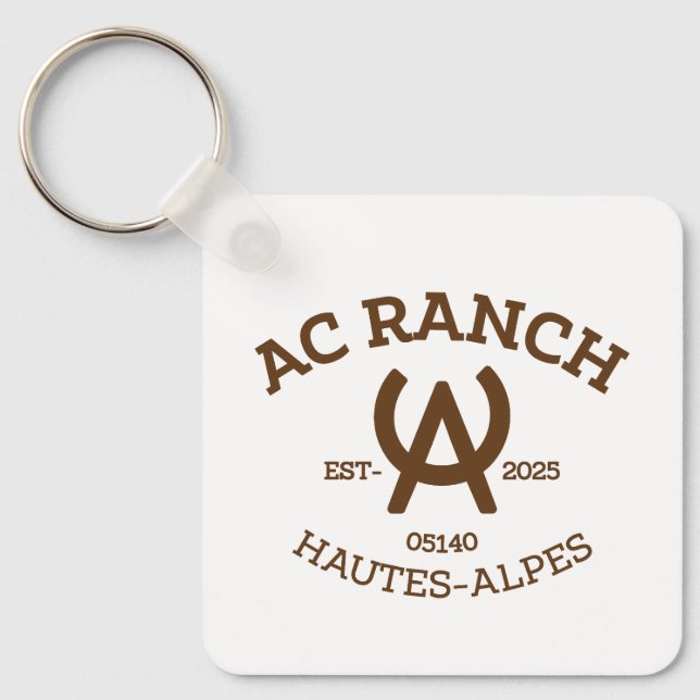 CHAVEIRO PORTE CLE AC RANCH (Frente)