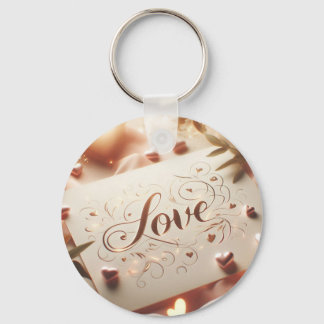 Chaveiro Porte-clé LOVE design élégant
