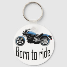 Porte clé "Nascer de andar", moto bleue