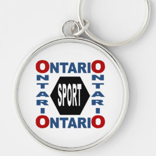 Chaveiro Porte clé rond Premium ONTARIO SPORT
