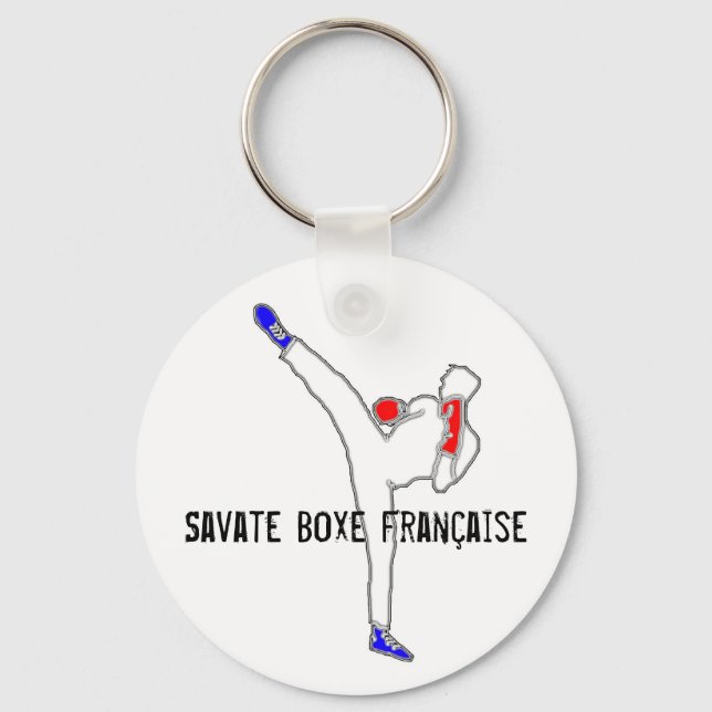 Chaveiro Porte-clé Savate Boxe Française (Frente)