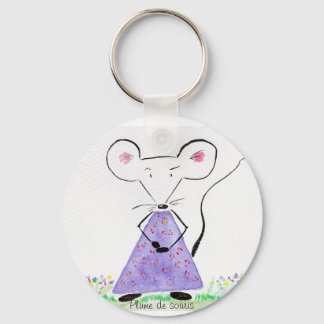 Chaveiro Porte clef Plume de souris au printempérie