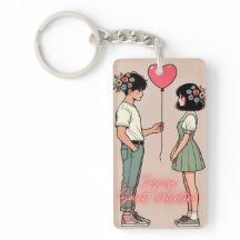 Porte clef Saint Valentin