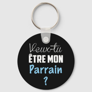 Chaveiro Porte Clés Cadeau Veux Tu être mon Parrain