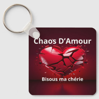 Chaveiro Porte-clés Carré (double face)