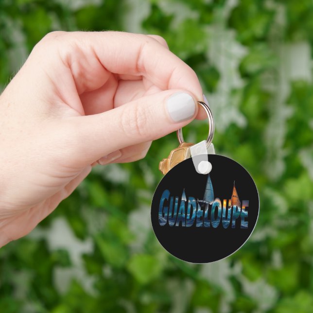 Chaveiro Porte-Clés Guadeloupe Sunset | Keychain (Mão)