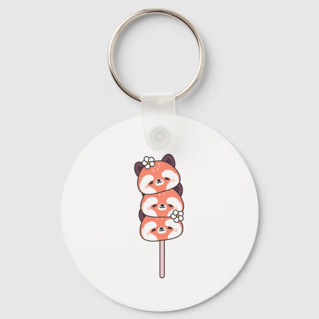 Chaveiro Porte-clés Panda – Design Adorable et Élégant (Frente)